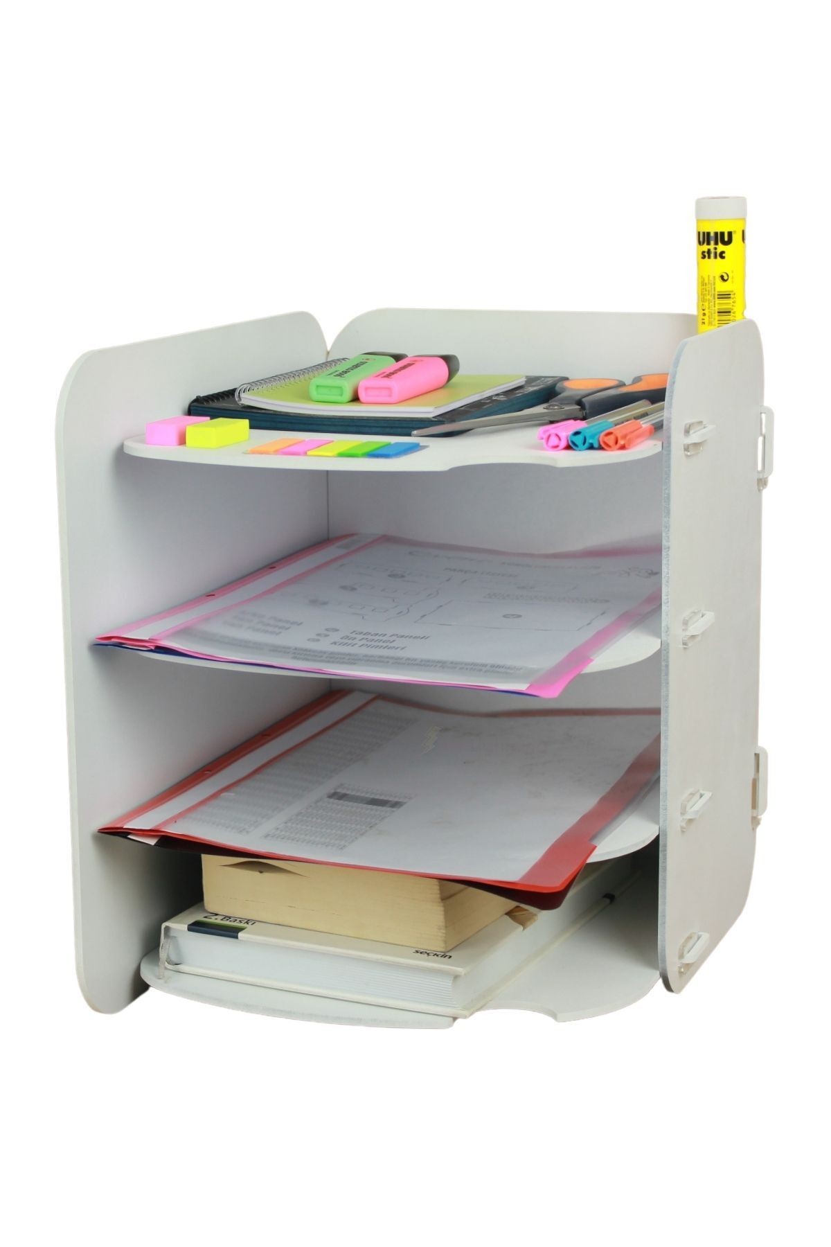Masa Düzenleyici Organizer Evrak Rafı Masaüstü Organizer Model 2 image