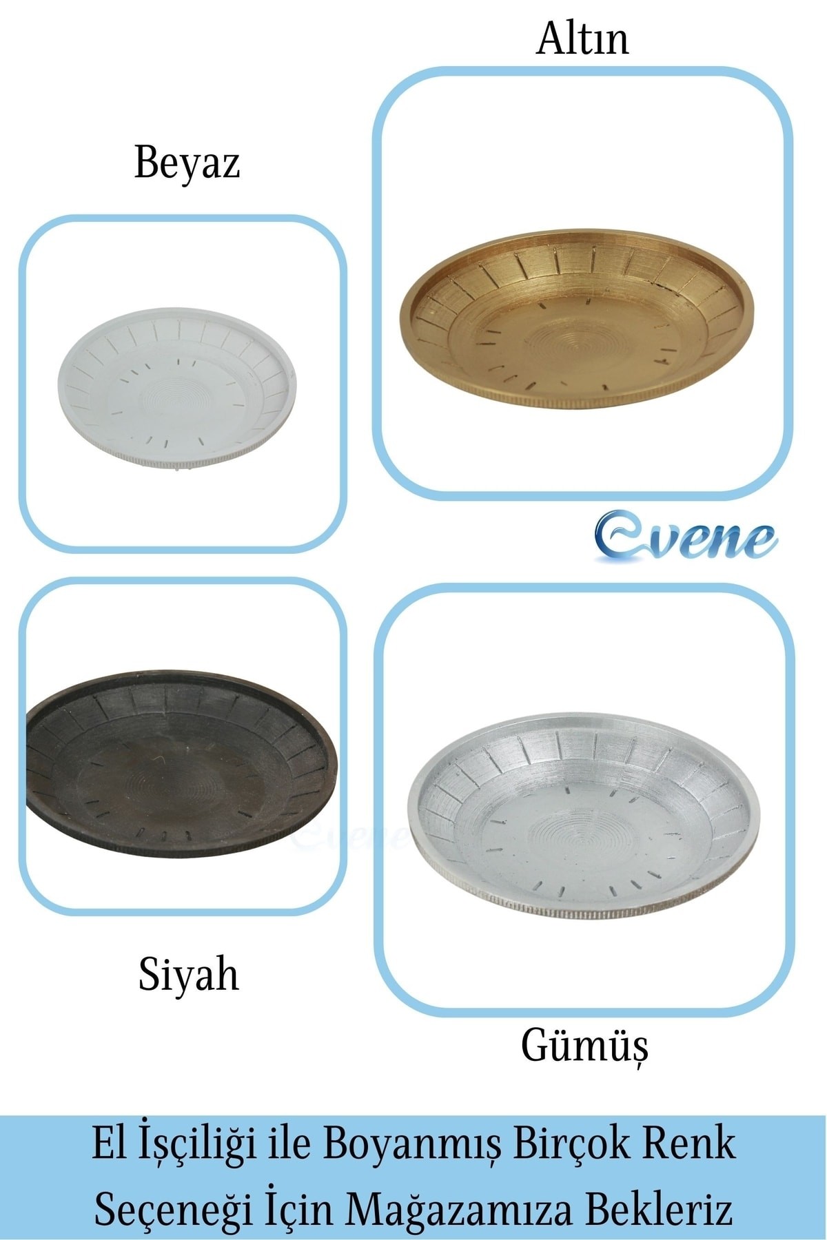 Şekerlik Siyah Renk Sunumluk Drajelik Dekoratif Tabak Model 5