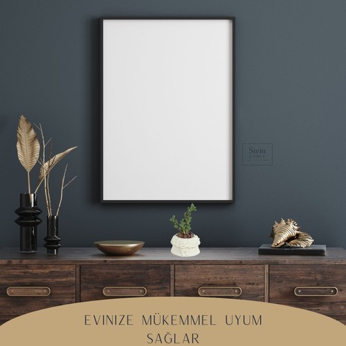 Stein Kohle Dekoratif Saksı Minik Kaktüs Saksısı Çiçekli Fiyonklu Model