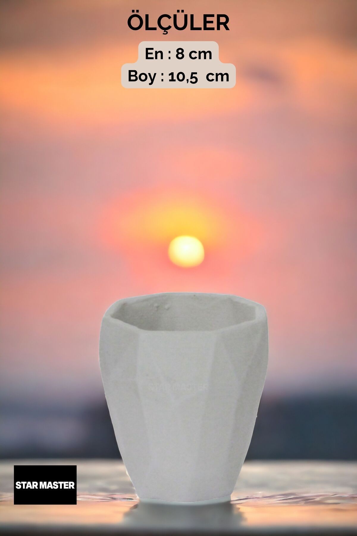 Tezgah Kaşıklık Modern Tezgah Üstü Kaşıklık Dekoratif Dik Kaşıklık Beyaz Renk Model 2