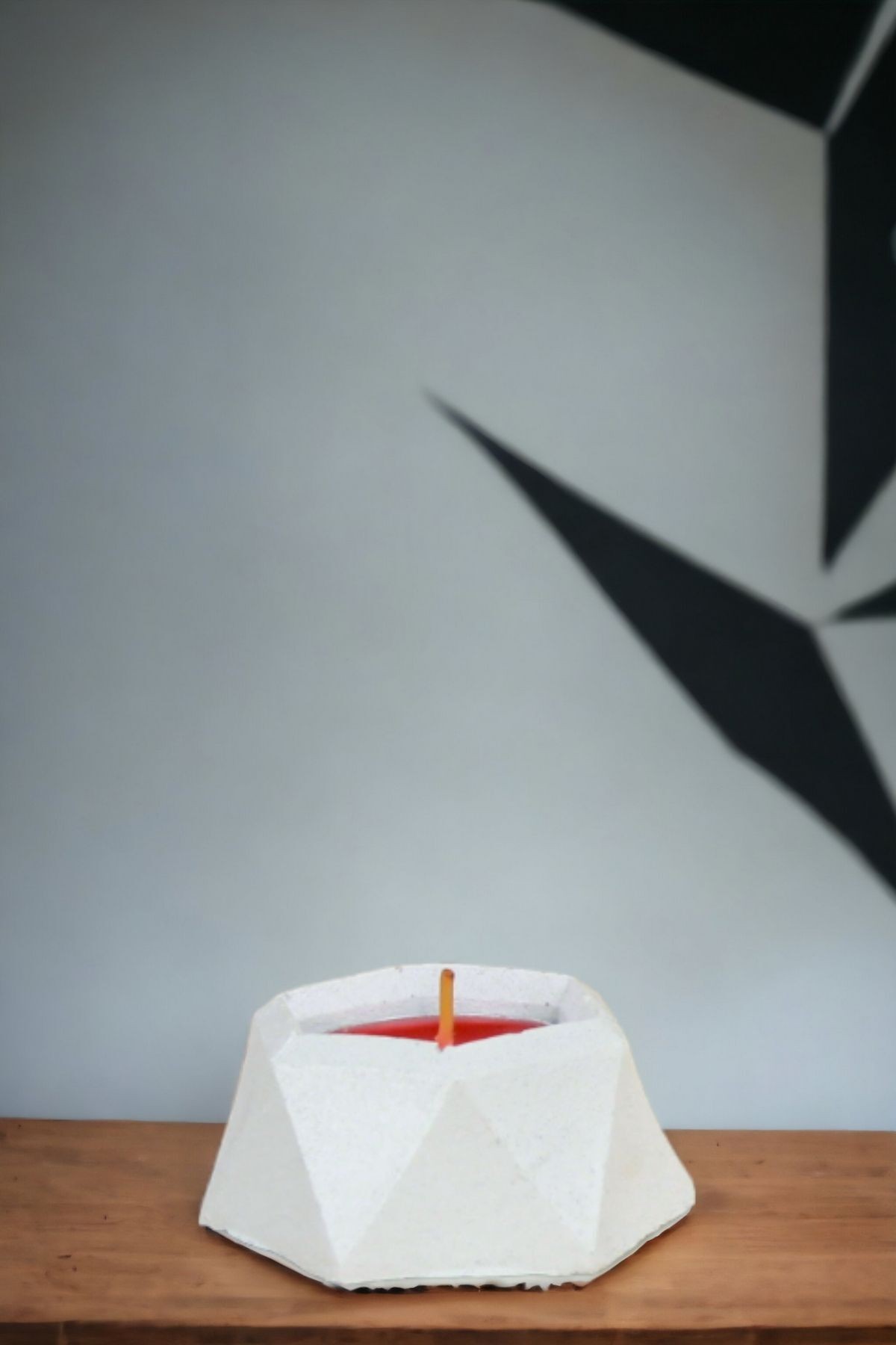 Şamdan Mumluk Dekoratif Mumluk Beyaz Renk Tealight Mumluk Model 36