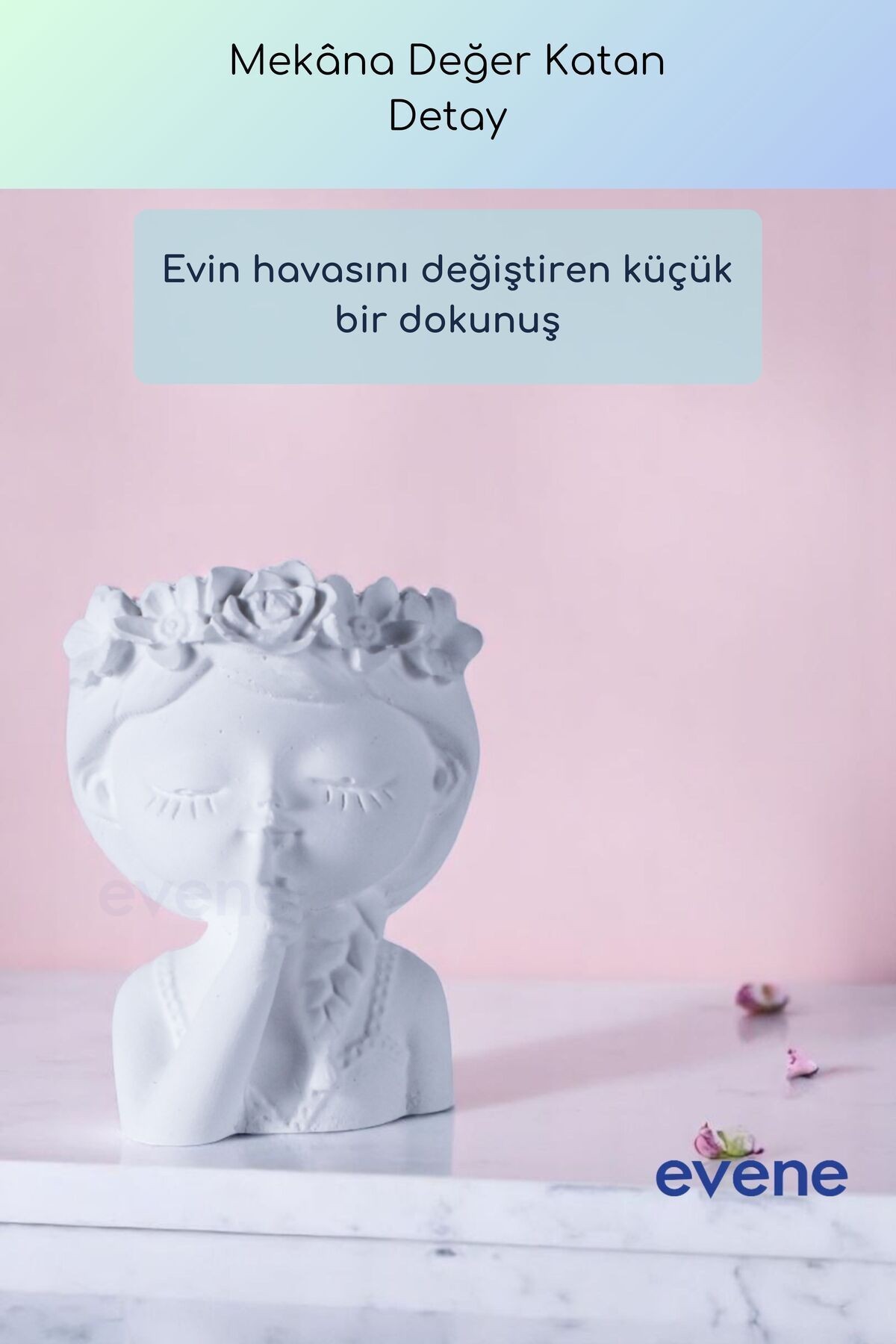Saksı Dekoratif Saksı Kaktüs Saksısı Sukulent Saksısı Küçük Saksı Model 46 Beyaz Saksı