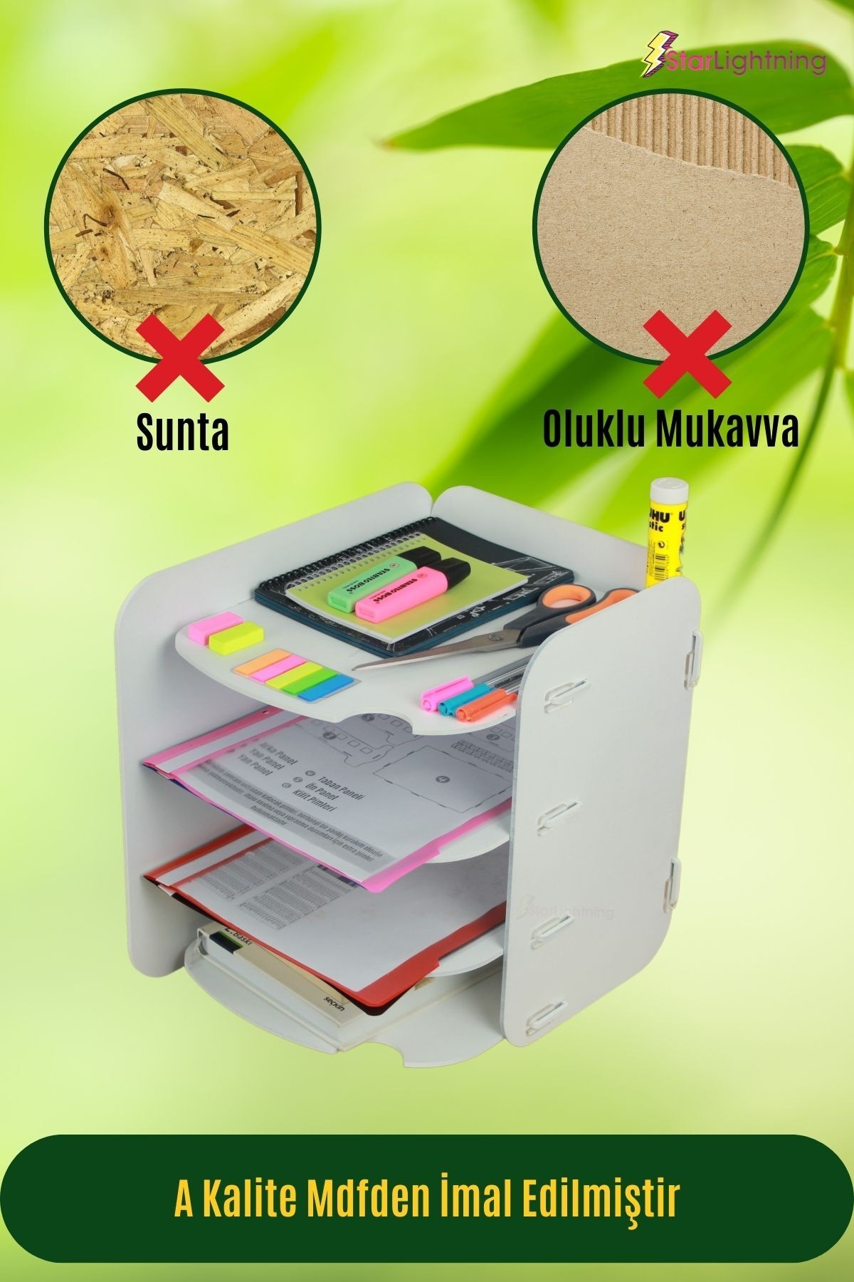 Masa Düzenleyici Organizer Evrak Rafı Masaüstü Organizer Model 2