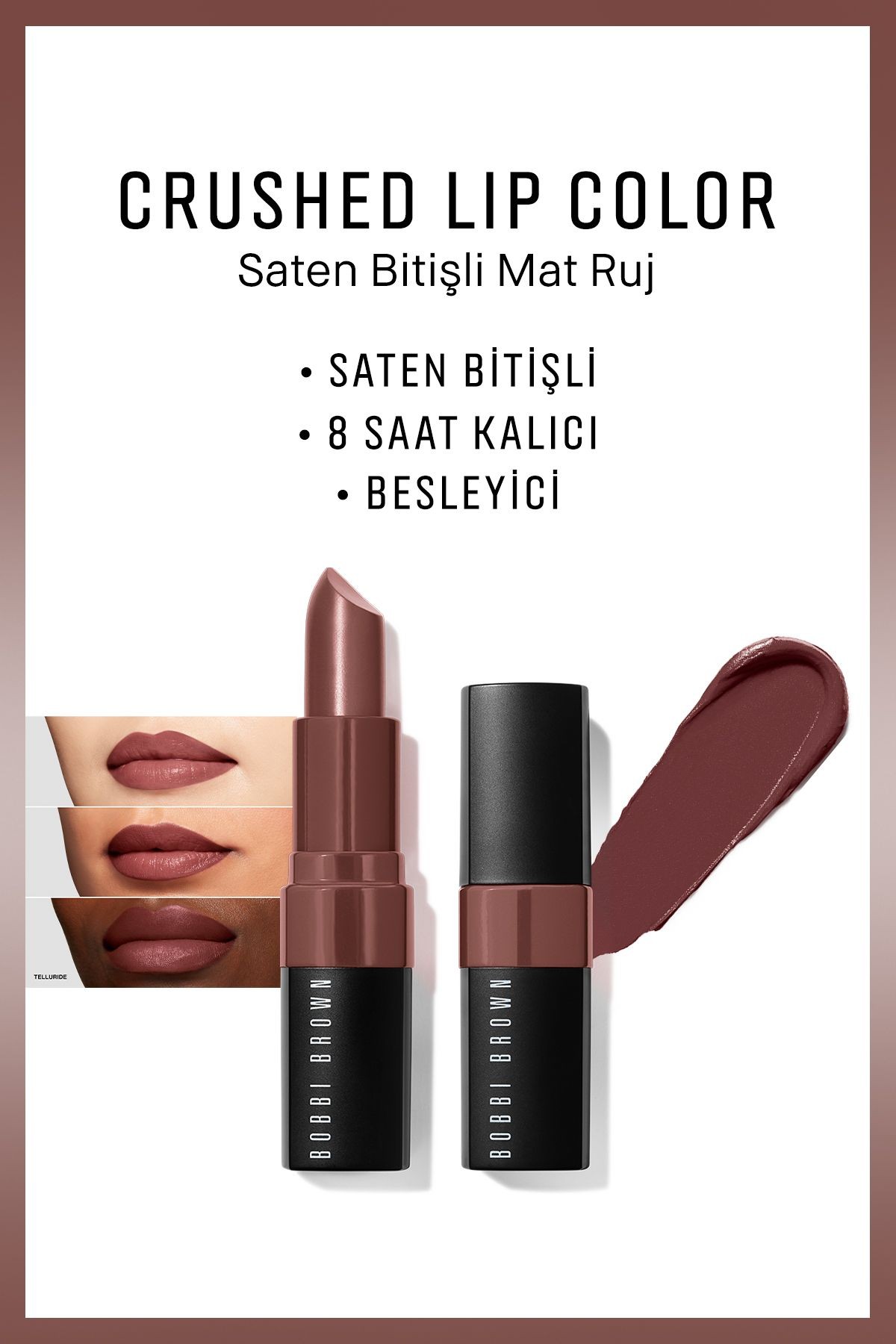 Crushed Lip Color - Saten Bitişli Mat Ruj - Telluride 716170190990 image