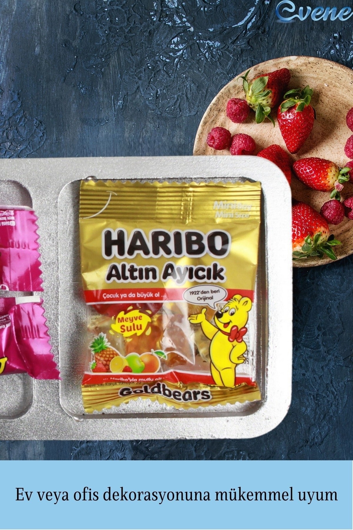 Şekerlik Gümüş Renk Sunumluk Drajelik Dekoratif Tabak Üçlü Model 13