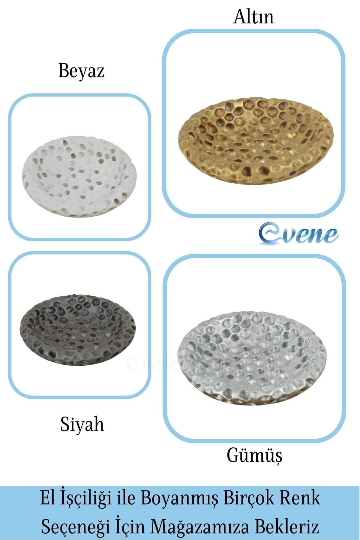 Şekerlik Gümüş Renk Sunumluk Drajelik Dekoratif Tabak Kapaklı Model 1
