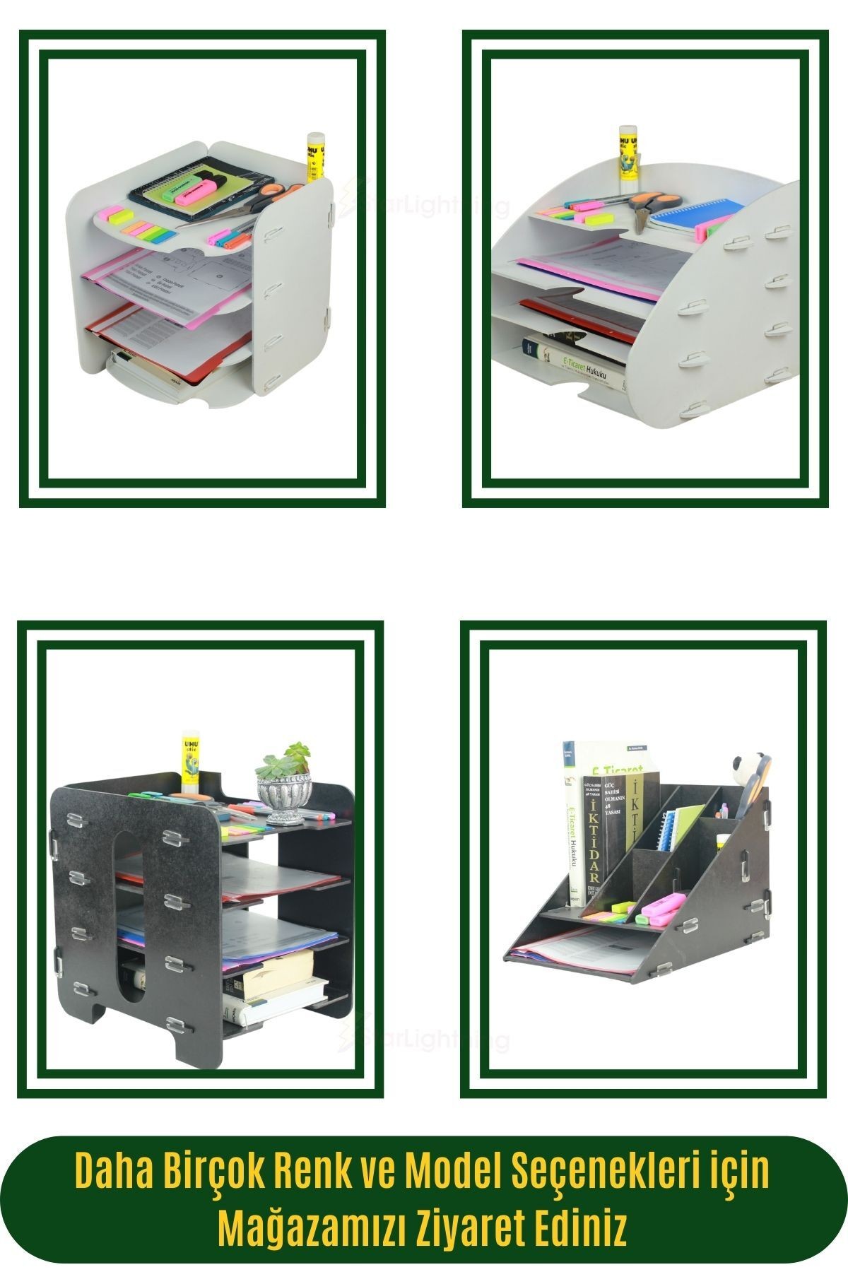 Masa Düzenleyici Organizer Evrak Rafı Masaüstü Organizer Model 1
