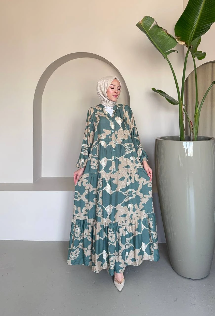 Versace Viskon Elbise