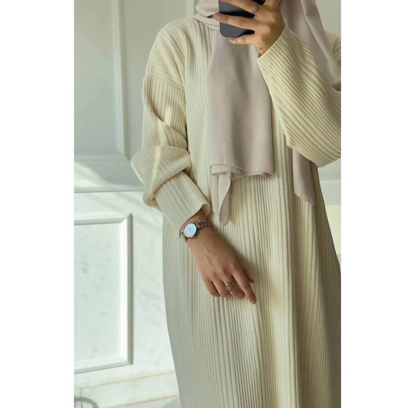 Fitilli Triko Elbise