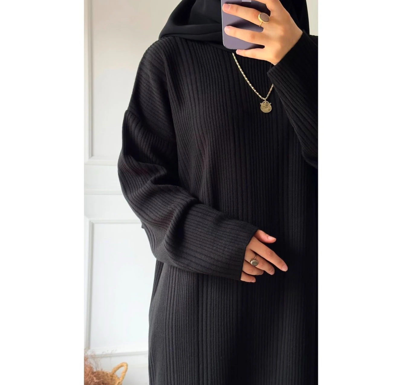 Fitilli Triko Elbise