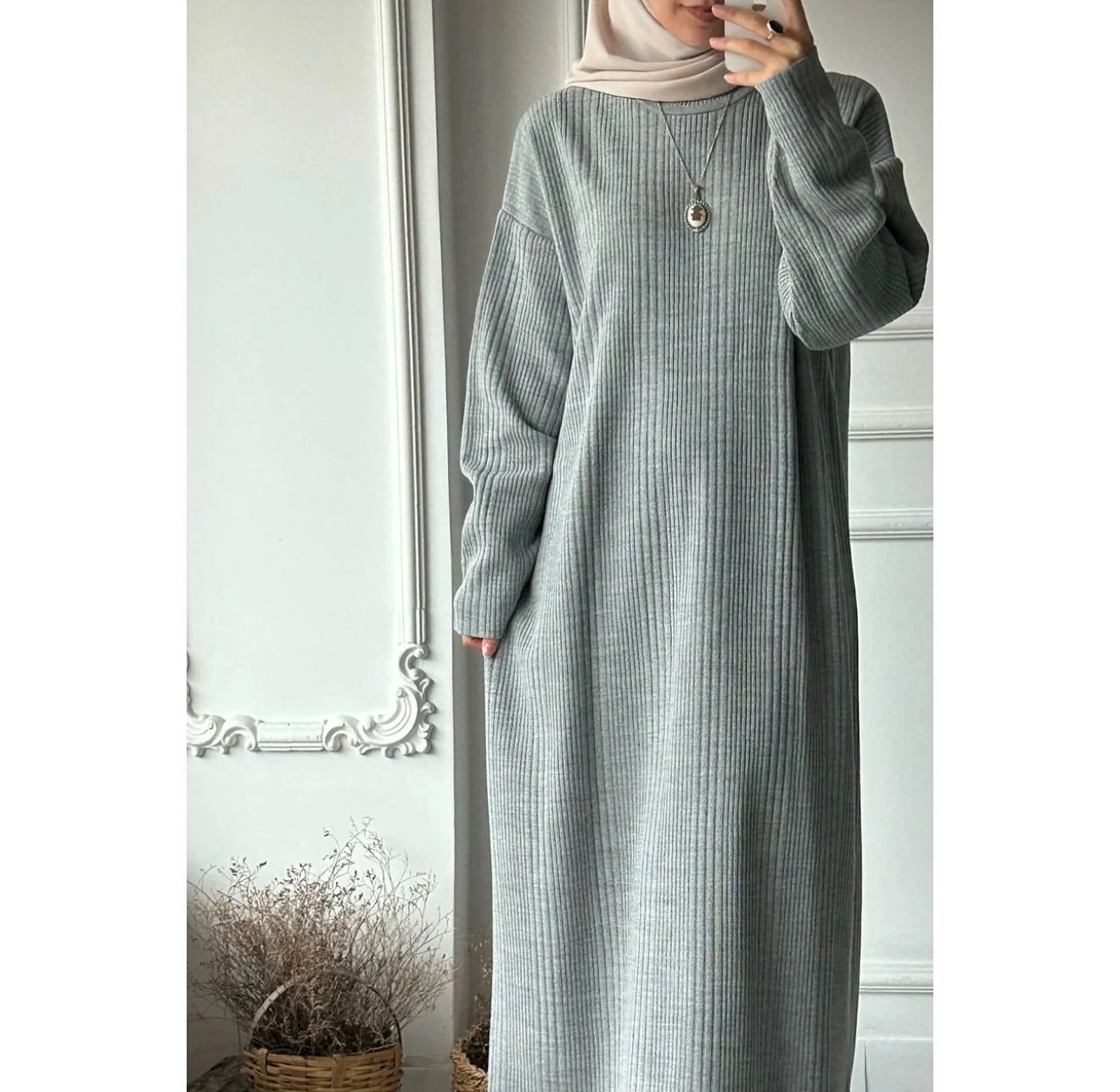 Fitilli Triko Elbise