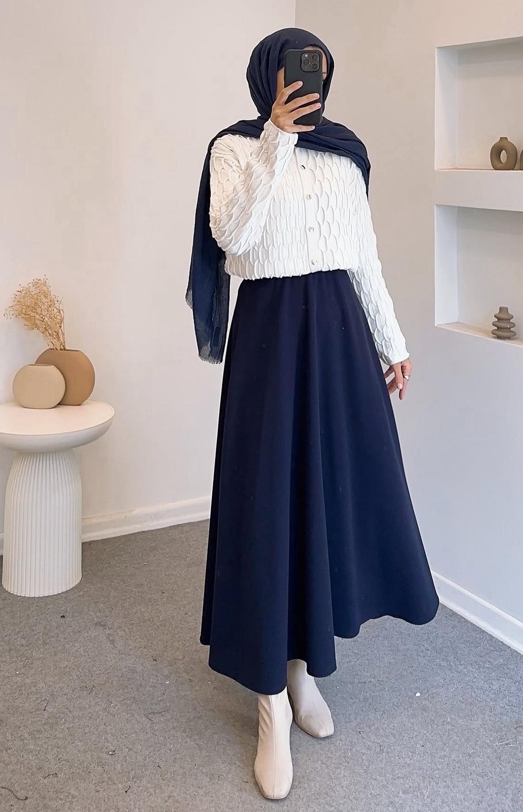 Petek Hırka - Beyaz