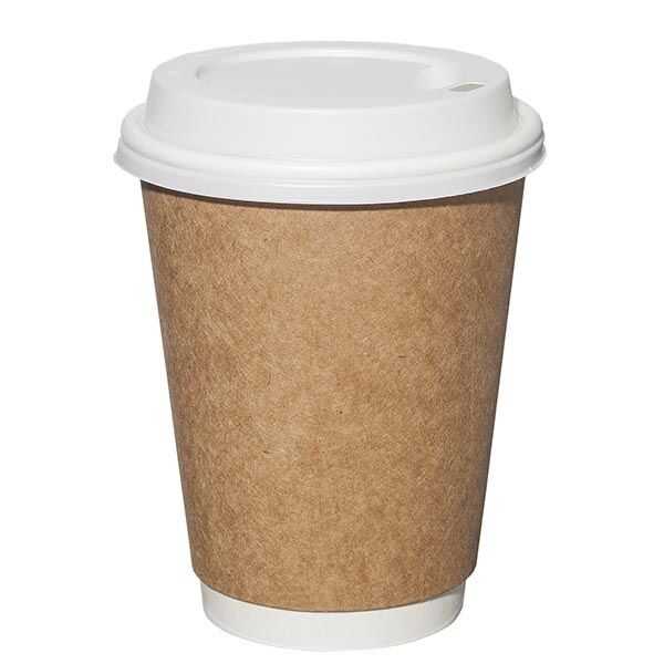 BENCUP 14oz Kraft Double Wall Karton Bardak - Ekstra Kalın 500LÜ