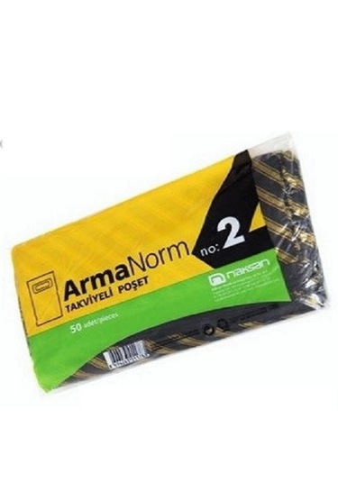Arma Takviyeli Poşet 26x38 (20x50) Siyah No:2