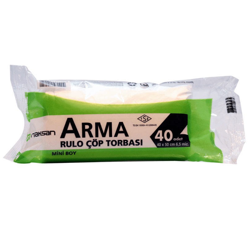 Arma Ruloçöp Şeffaf Mini 40*50 50li
