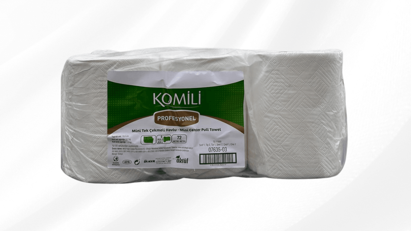 Komili Profesyonel İçten Çekme Havlu 4kg