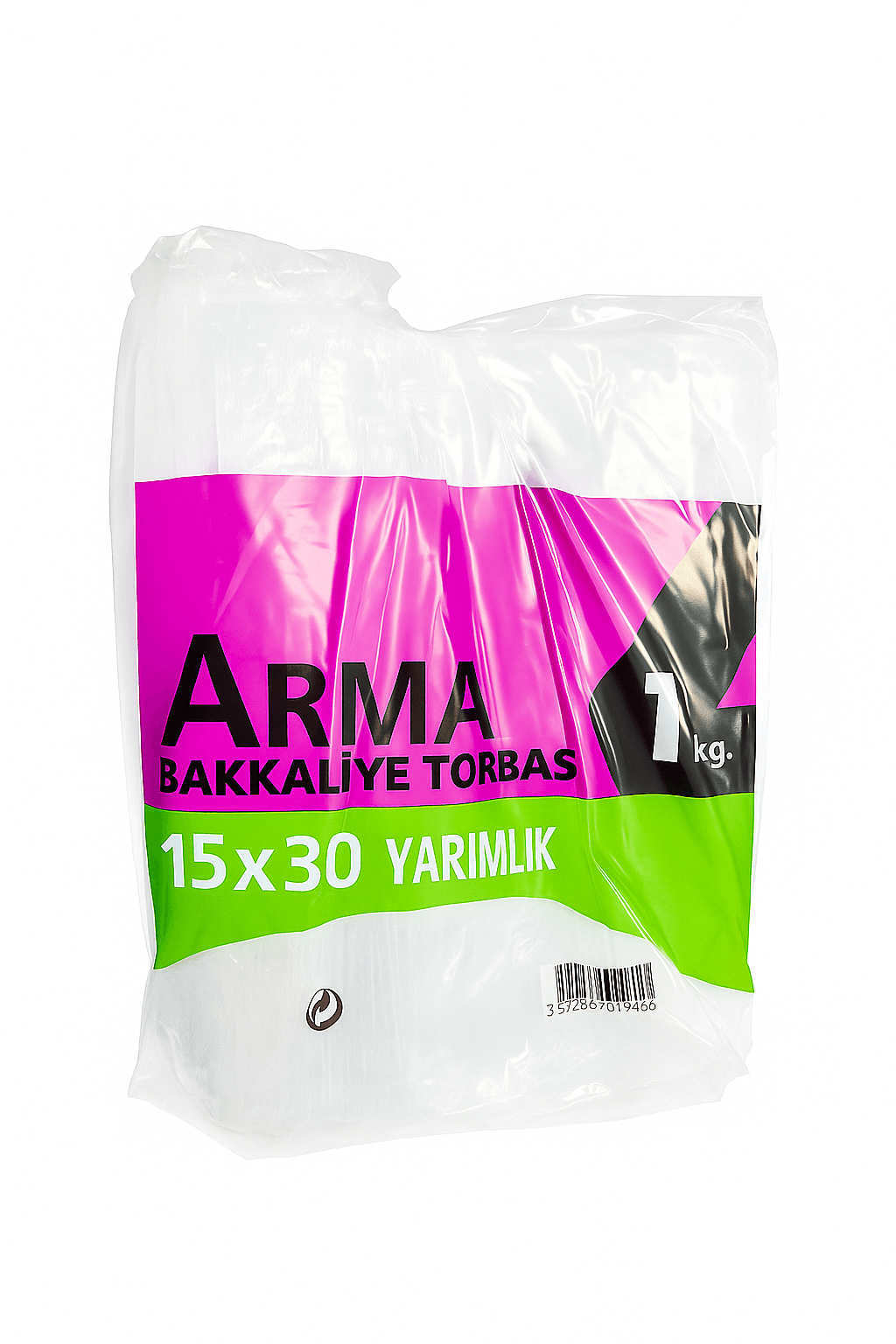 Naylon Torba 15x30 Yarımlık 1PAKET=1KG