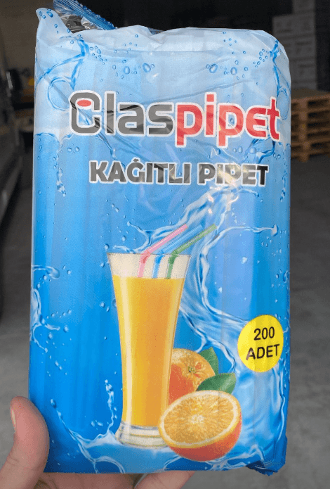 Claspack 5 mm Pipet Kağıtlı 200*50 pk