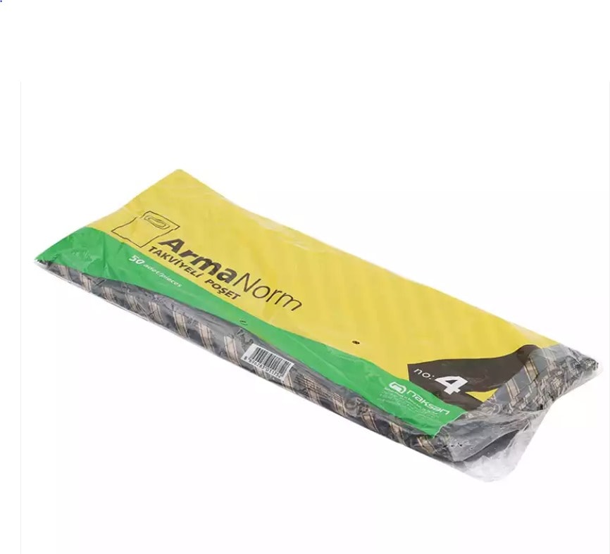 Arma Takviyeli Poşet 40x50 (20x50) Siyah No:4