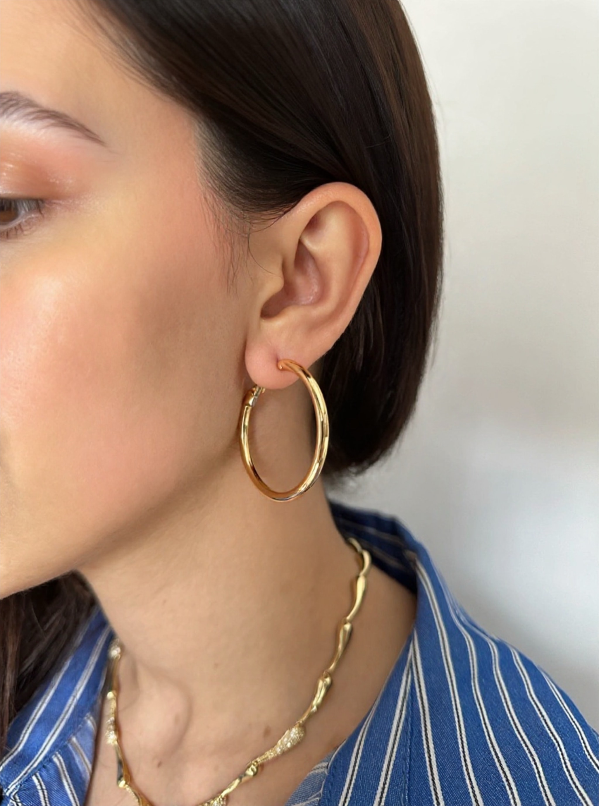 Classic VIP Halka Küpe - GOLD