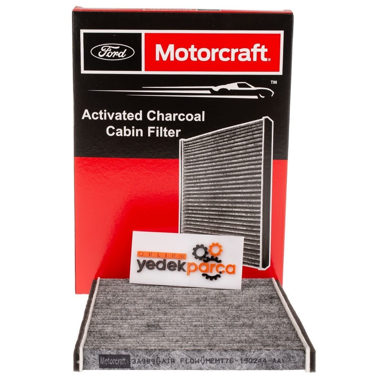 FORD OTOSAN MEMT7619G244AA | Courier 2012-2021 Karbonlu Polen Filtresi Orijinal Motorcraft Marka