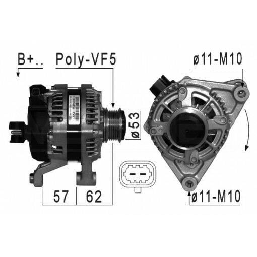 PSA 13585664 | Opel Corsa E 1.2 / 1.4 Şarj Dinamosu 100 Amper Orijinal
