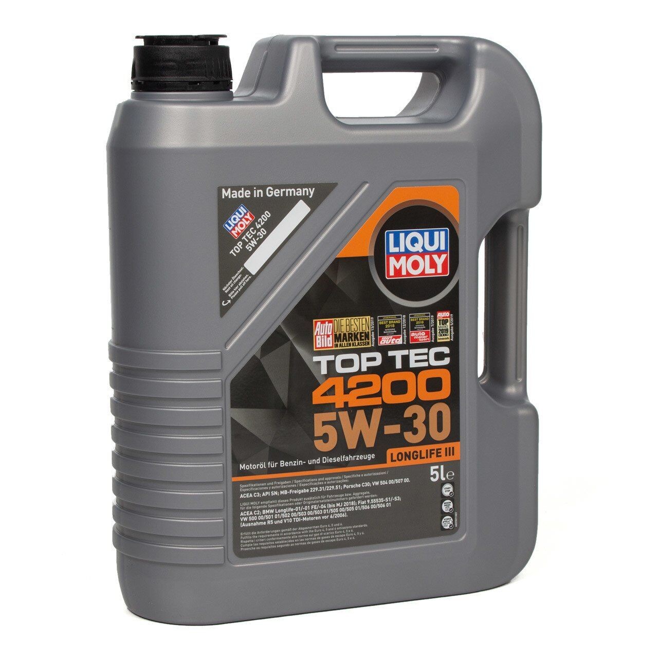 LIQUI MOLY 8973 | 5W-30 Motor Yağı Tam Sentetik Top Tec 4200 5 Litre (8973) 2024