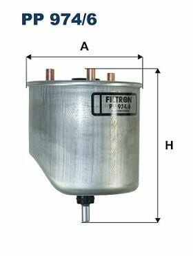 FILTRON PP974-6 | Mazot Filtresi 10-207-208-301-308-508-5008-C3-C4-C5-Prt-Brl 1.6Hdi