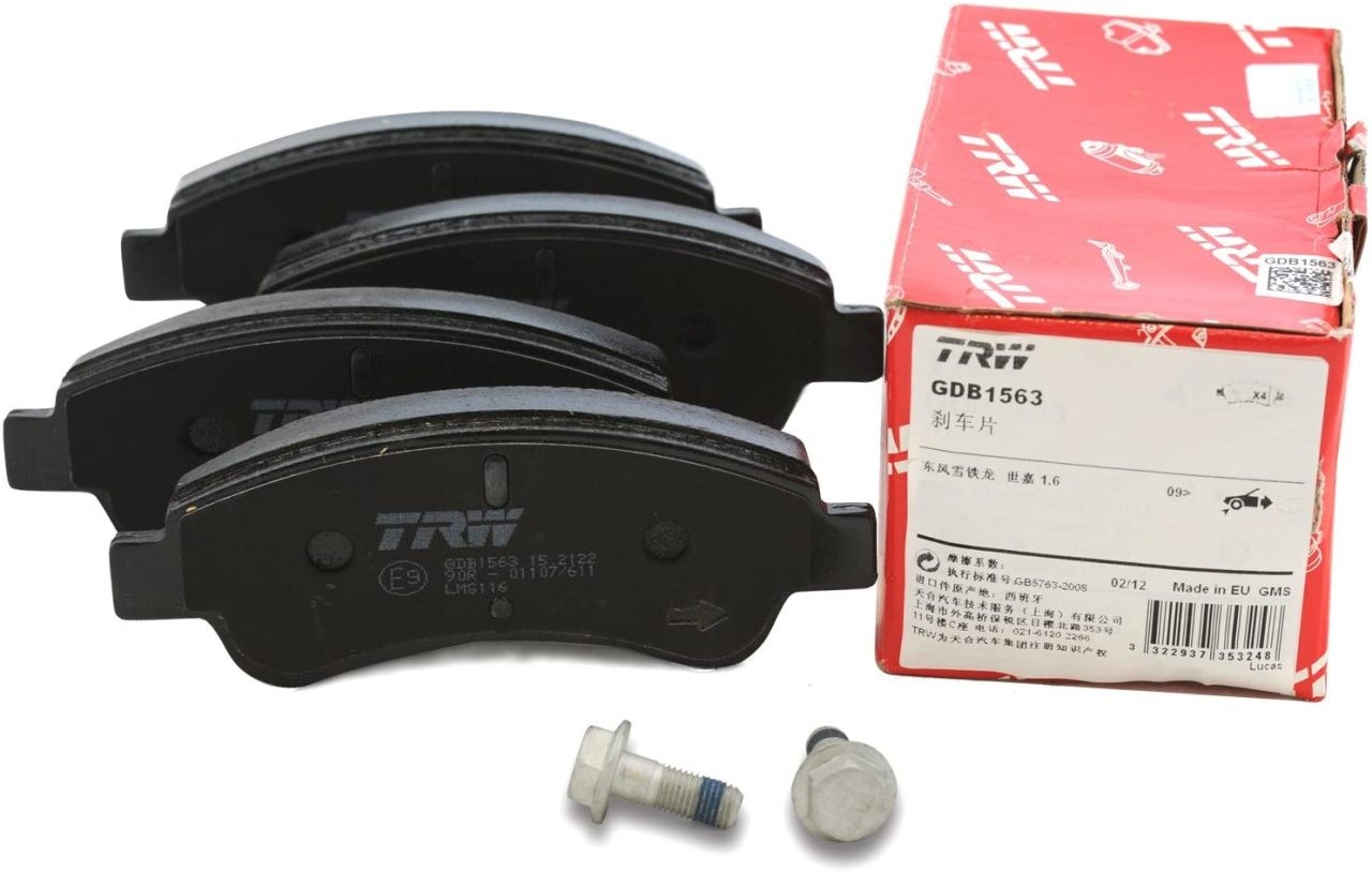 TRW GDB1563 | Peugeot 207 2006-2010 Ön Balata Takımı