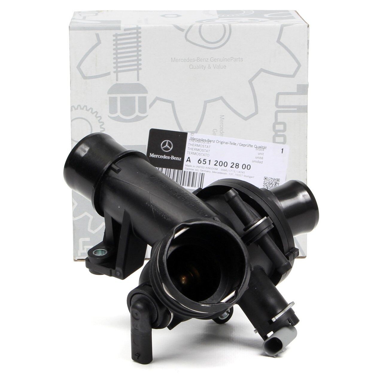 MERCEDES-BENZ A6512002800 | W212 Kasa E220-E250 CDI Komple Termostat Orijinal