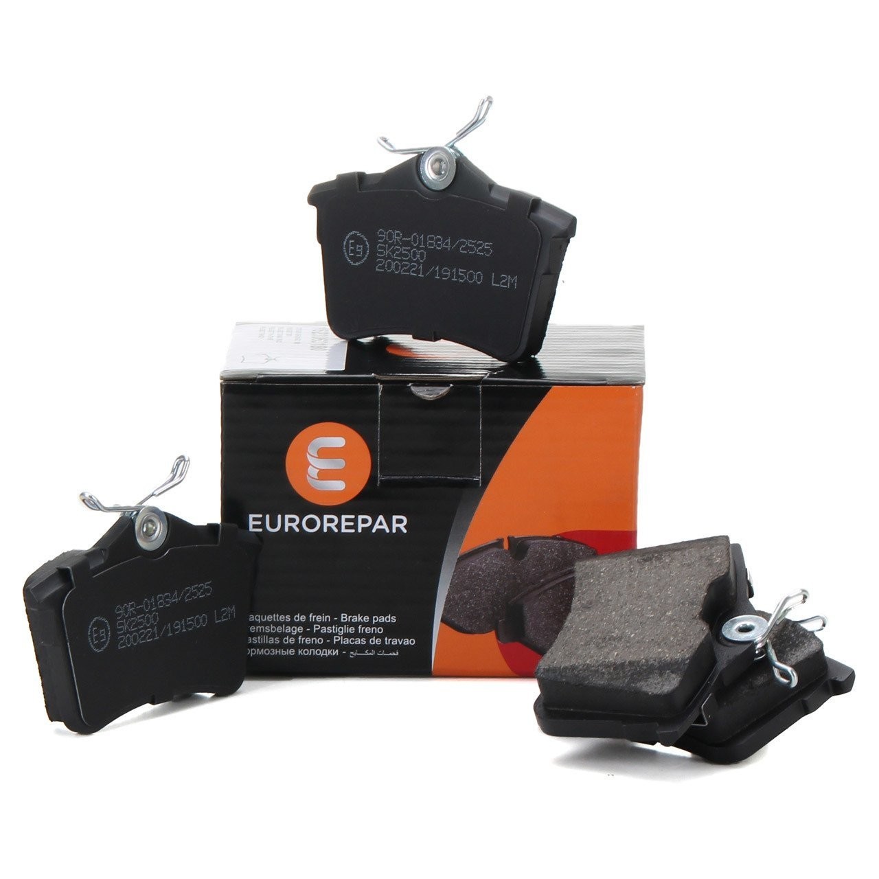 EUROREPAR 1623063180 | Opel Crossland X Arka Fren Balata Takımı 249 MM Euroraper