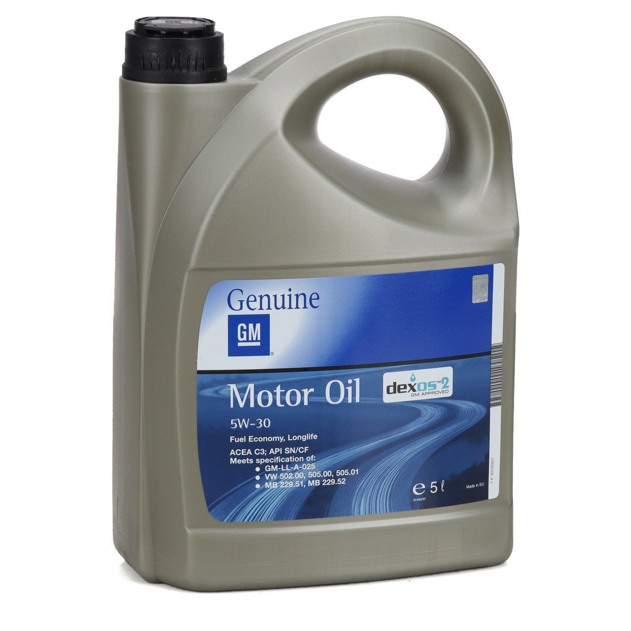 PSA 93165557 | 5W30 DEXOS 2 Onaylı 5 LT Motor Yağı Partiküllü Alman Dolumu