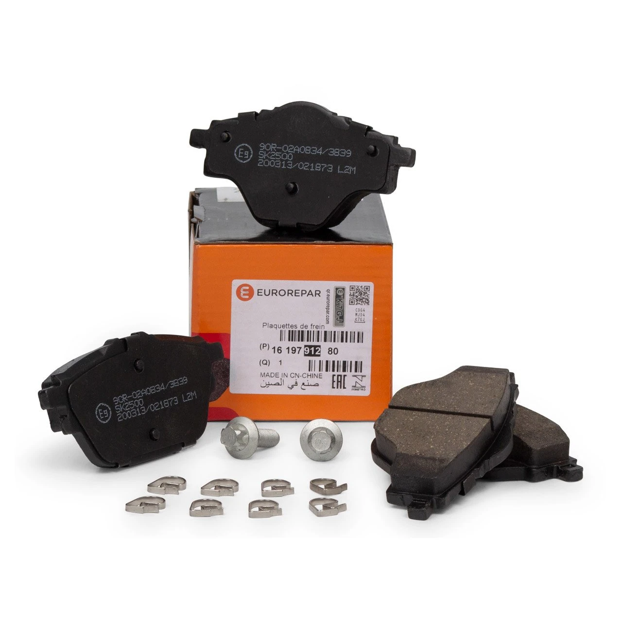 EUROREPAR 1619791280 | Peugeot 3008 2017-2020 Arka Fren Balata Takımı Orijinal 290mm