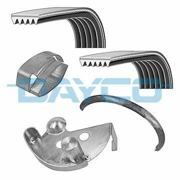 DAYCO PVE001 | Kanallı Kayış Kiti C Max 1.6 16V 03-11 Focus II / III 1.4 16V / 1.6 16V 04 /-Volvo C30 S40 V50