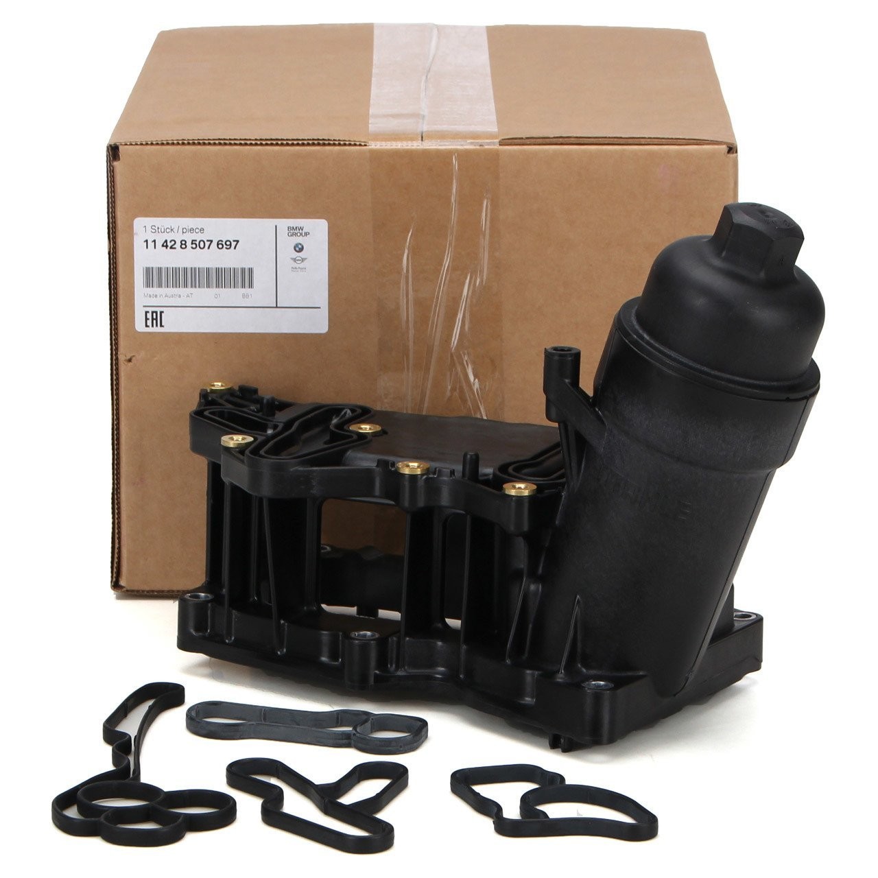 BMW 11428507697 | F10 Kasa 520d N47 Motor Yağ Filtre Kütüğü (Gövde Plastik) Orijinal