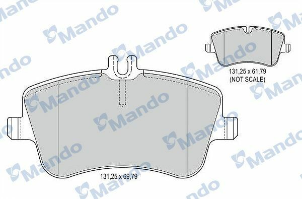 MANDO MBF015149 | Fren Balata Ön 01-C.S-W203