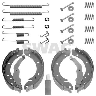 SWAG 20930594 | Arka Fren Balatası Pabuç BMW E36 M40 M43 Yaylı Set