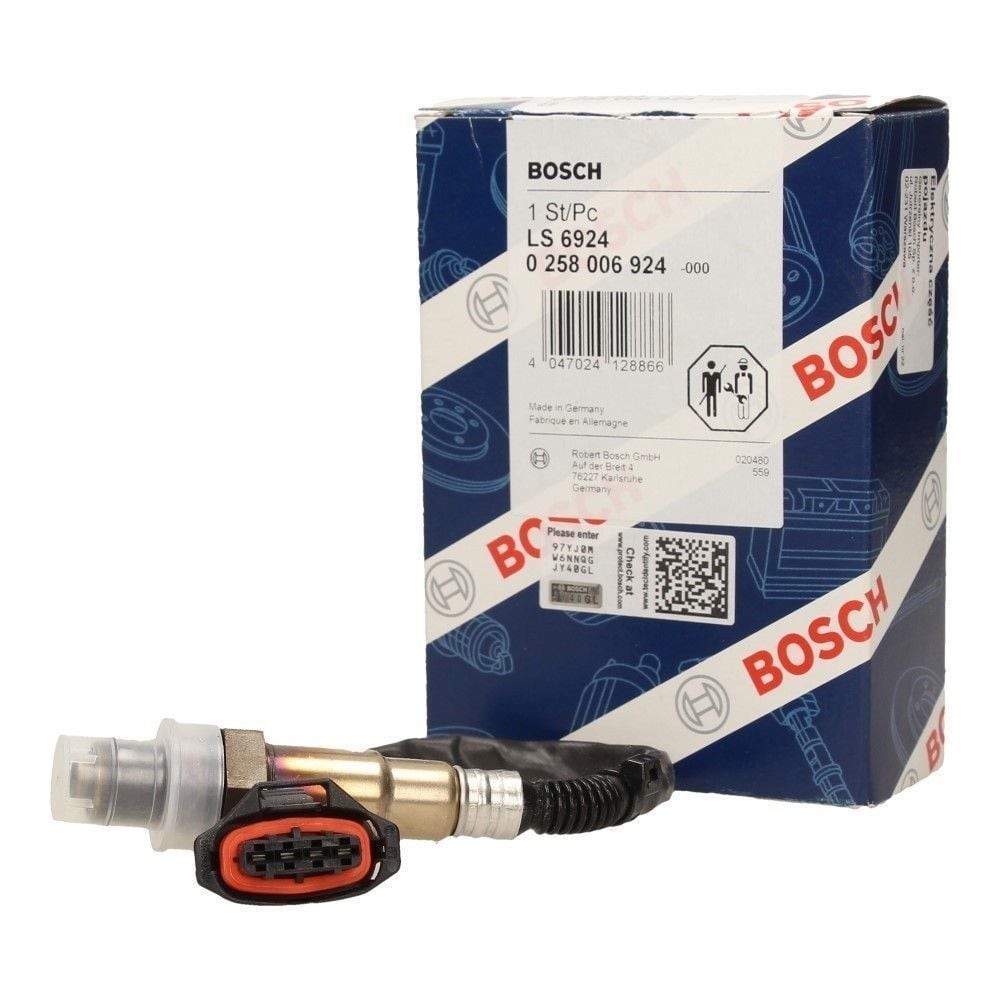 BOSCH 0258006924 | Opel Corsa D 1.2 Benzinli (Z12XEP-Z14XEP) Oksijen Sensörü Konum 1 2007-2010