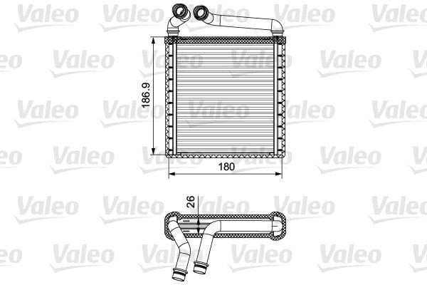 VALEO 811500 | Kalorifer Radyatörü VW Passat 2005