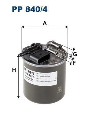 FILTRON PP840-4 | Mazot Filtresi 13-A-Seri (W176) B-Seri (W242-W246) 06-Sprinter-Vito