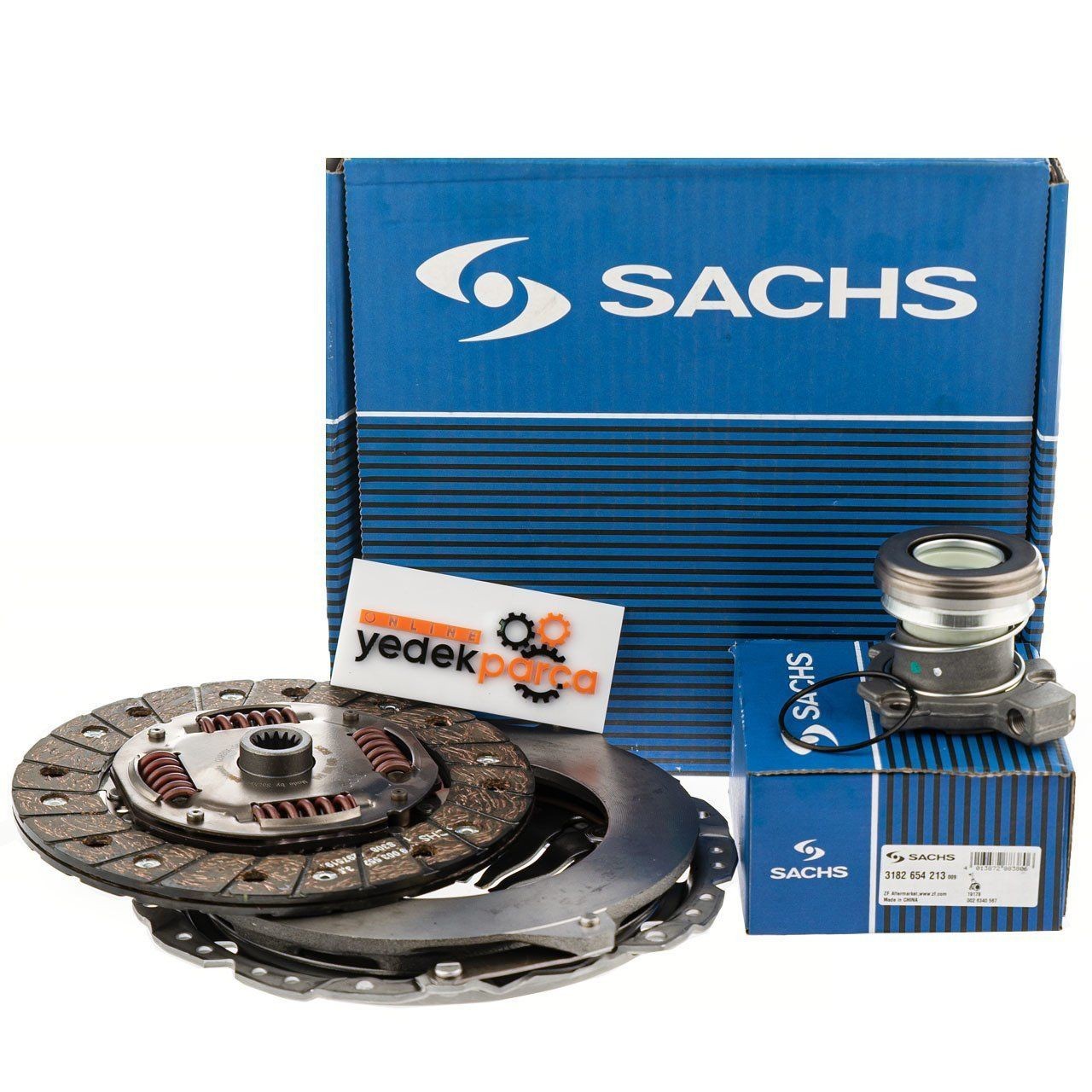 SACHS 3000990026 | Opel Vectra C 1.6 Ecotec Takviyeli Tip Debriyaj Seti ve Debriyaj Rulmanı