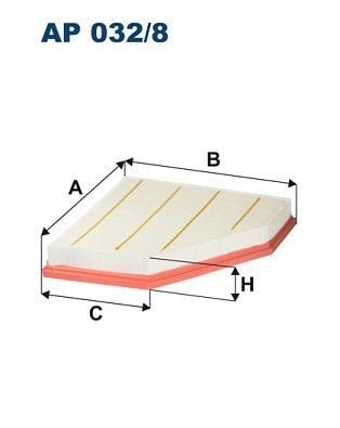 FILTRON AP032-8 | Hava Filtresi (BMW B48-B58 / F30-F32-F36)