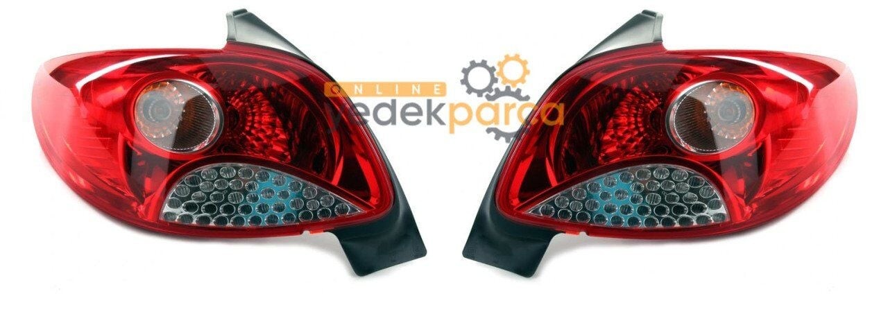 Peugeot 206+ Plus Sağ Sol Stop Takımı Orijinal