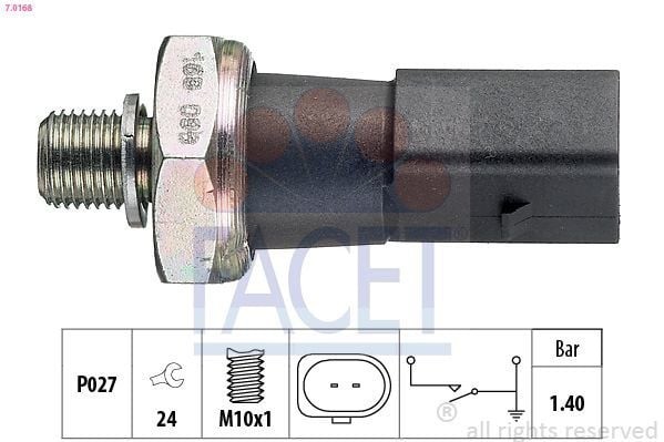 FACET 7.0168 | Yağ Müşürü A3 A4 A6 Altea Leon Toledo Octavia Toledo Golf V Passat 2.0Fsı 2.4 3.2 03 >