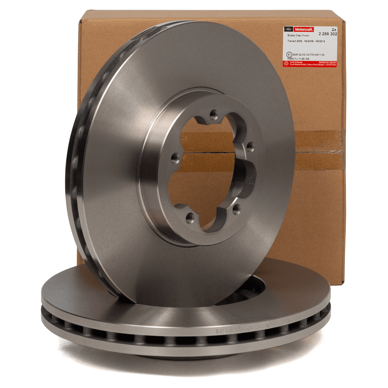 FORD OTOSAN 6C161125AA | Transit 2007-2013 Ön Fren Disk Takımı (2 Adet) (6C161125AA)