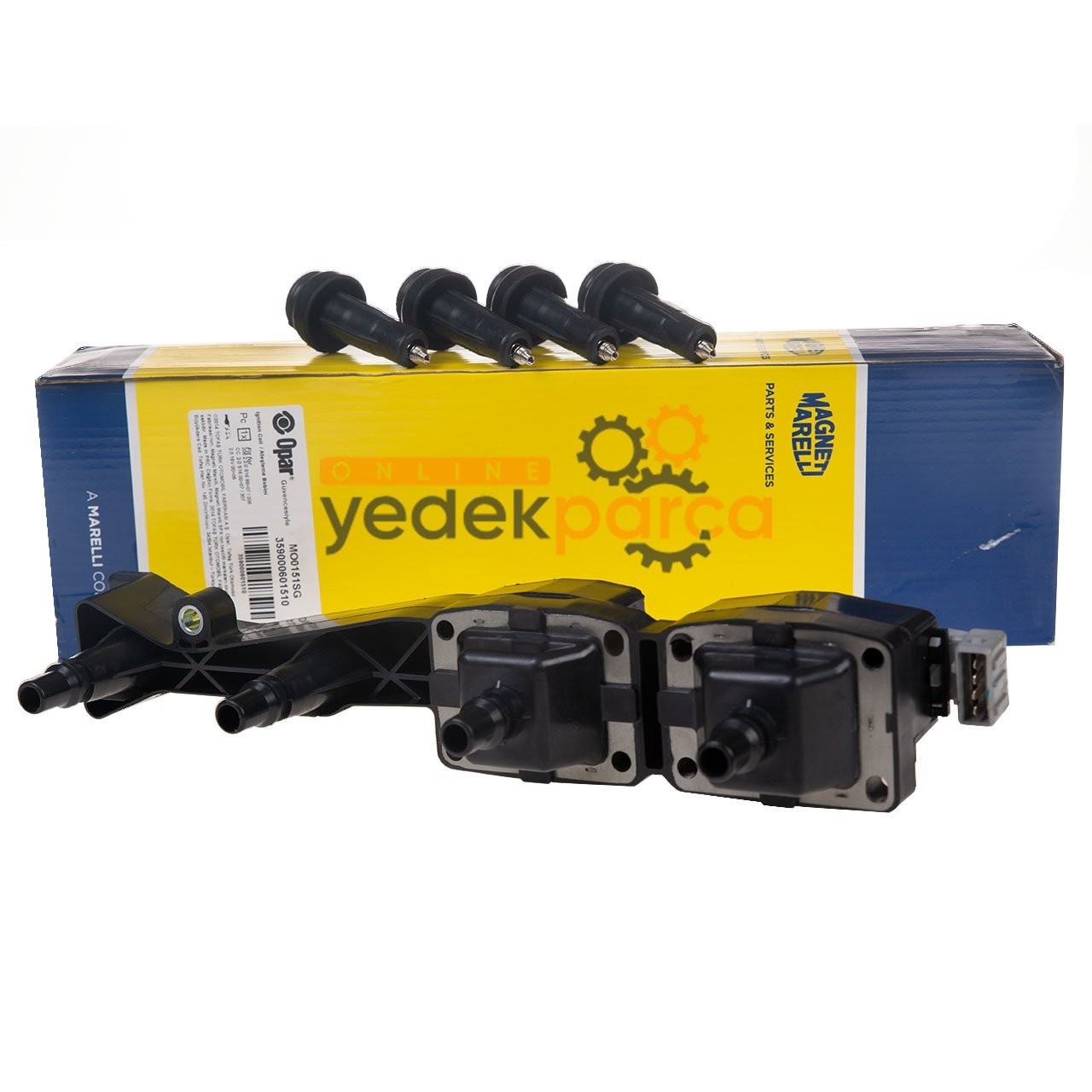 MAGNETI MARELLI 359000601510 | Citroen C3 1.6 16 Valf 110 HP Benzinli Ateşleme Bobini