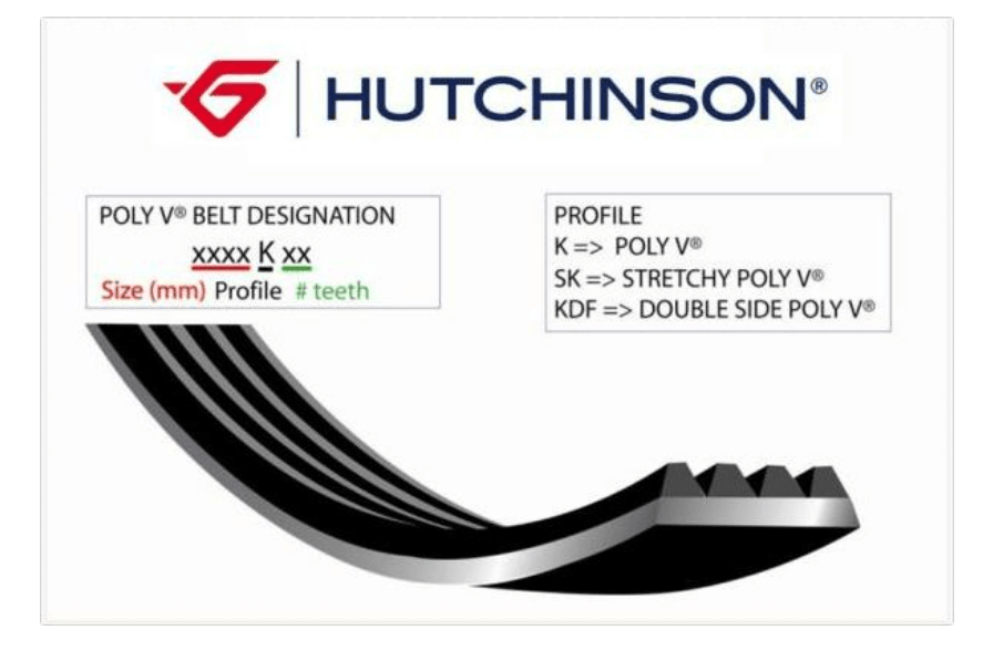 HUTCHINSON 4PK865 | Renault Clio 4 2012-2018 Benzinli Alternatör Kayışı