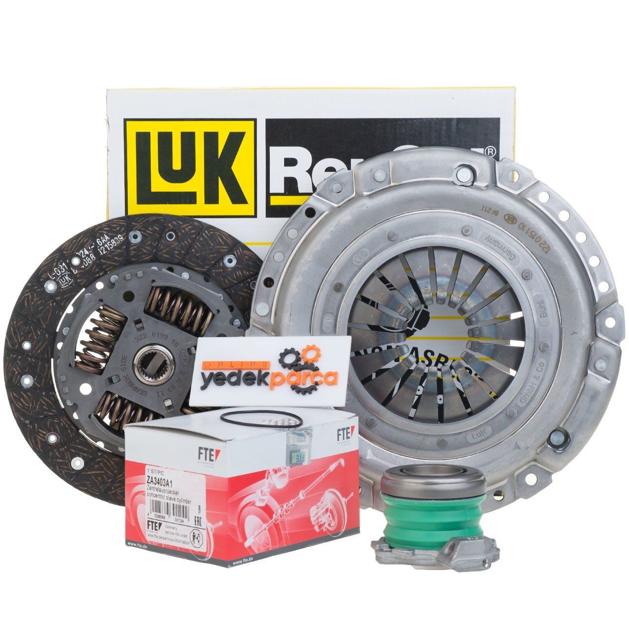 Opel Vectra B 2.0 Benzinli LUK Debriyaj Seti / FTE Hidrolik Bilyalı Kit