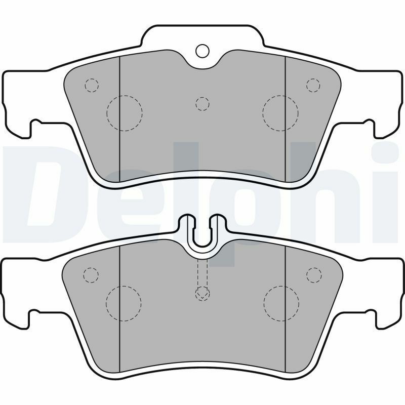 DELPHI LP1868 | Fren Balata Arka Mercedes W211 03-E200 E220 E240 CDI CLS (C218) 11-17Cls 350 (218.359) CLS 250 CDI / Bluetec / D (218.303, 218.304) CLS 350 CDI / D (218.323) CLS 500 (218.373) CLS 500 4-Matic (218.391) CLS 350 CDI / D 4-Matic (218.393) CLS