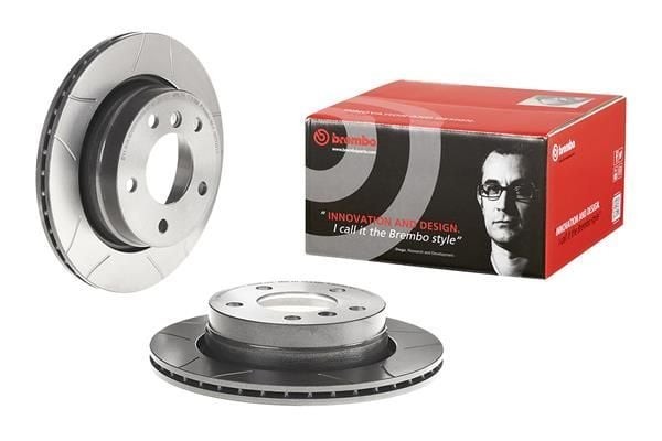 BREMBO 09.7727.75 | Fren Diski Arka Havalı Cızgılı BMW E46 316 / 318 / 320 / D / E36-3.23-3.28 | 2 Adet